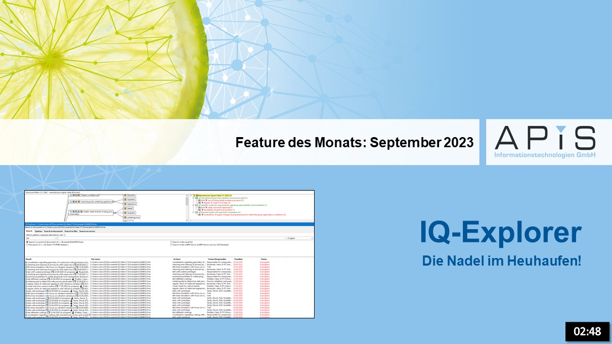 Feature des Monats September 2023 - Die Nadel im Heuhaufen!