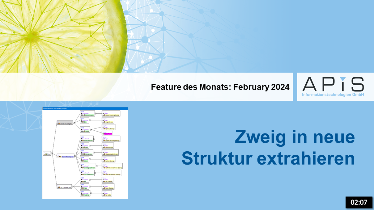 Feature des Monats Februar 2024: Zweig in neue Struktur extrahieren